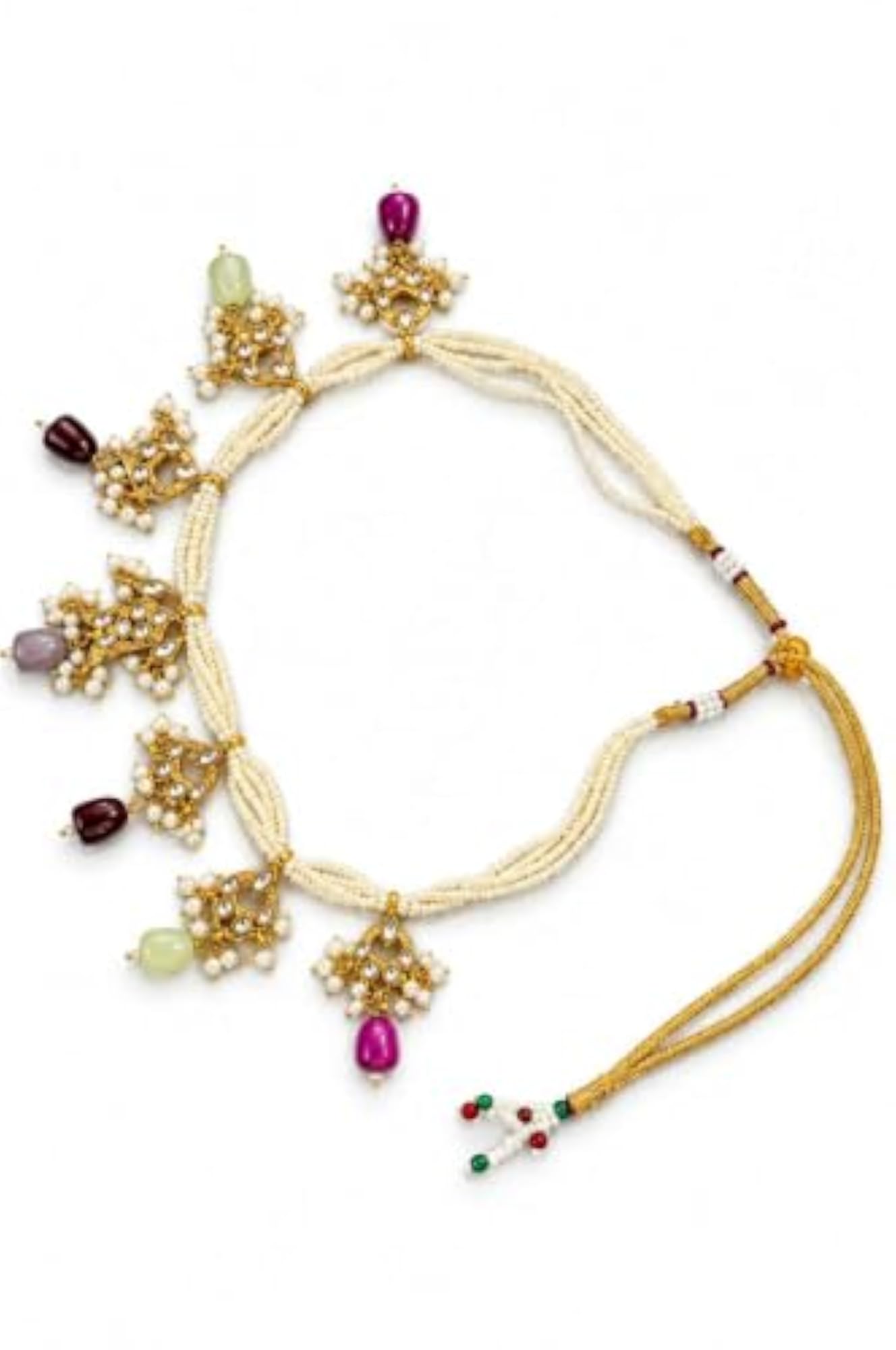 Brass Black Silver Multicolor Jewel Set, Stylish Gift